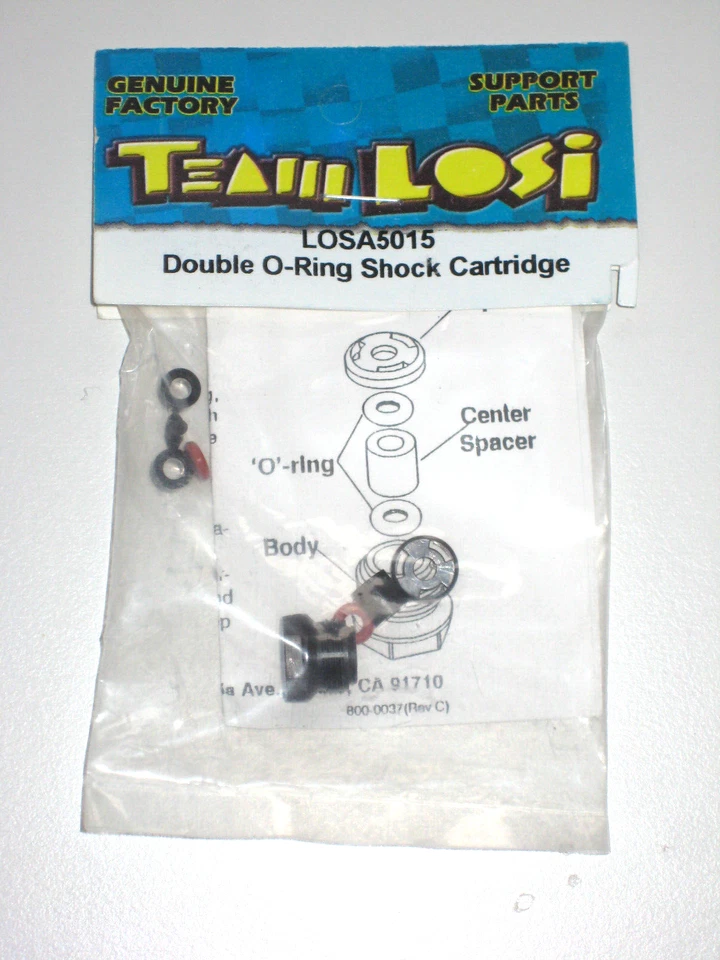 Team Losi A-5015 Double O-Ring Shock Cartridge Kartusche (RC Car Buggy) NEU/NEW - Bild 1 von 1