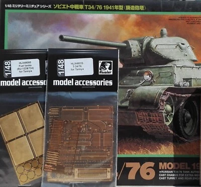 MODELLISMO- Photoetched for Russian Tank T34/76 model 1941- Tamiya 1/48 scale - Immagine 1 di 3