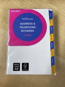 WH Smith organizer tascabile divisori indirizzi e telefono - Foto 1 di 1
