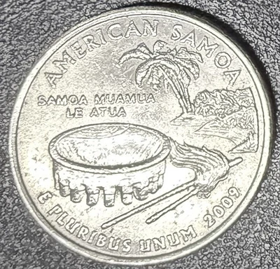 2009 P US AMERICAN SAMOA U.S. AND DC TERRITORY STATE CIRCULATED - Image 1 of 2