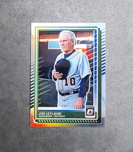 2025 Panini Donruss Baseball - Ottica #63 Jim Leyland Silver Prizm - Foto 1 di 2