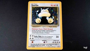 1999 Pokemon SNORLAX Jungle Set NO SYMBOL ERROR Misprint HOLO Rare Card 11/64 MP - Bild 1 von 7