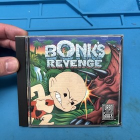 VGC Bonk&rsquo;s Revenge TurboGrafx-16 CIB Authentic Game TESTED Bonk 2 Broken Case