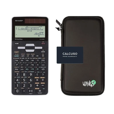 Sharp EL-W506T Grey incl. WYNGS Protective Case Black - Scientific - Image 1 of 4