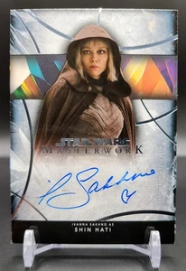 2024 Topps Star Wars Masterwork IVANNA SAKHNO Auto On-Card as Shin Hati - Picture 1 of 2