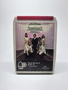 Vintage Bell Records 8 Track Tape Sergio Mendes & Brasil ‘77 Love Music UNTESTED - Imagen 1 de 4