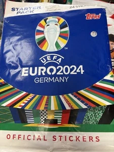 Topps UEFA Euro 2024 Germany Official Stickers Collection Starter Packs x80 - Picture 1 of 1