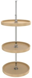 Rev-A-Shelf 6073-18-536 Classic 3 Tier 18" Full Circle Lazy Susan - Almond - Picture 1 of 7