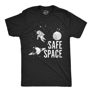 Camisetas divertidas para hombre Safe Space Sarcástico Astronauta Gráfico Camiseta para hombre - Imagen 1 de 7