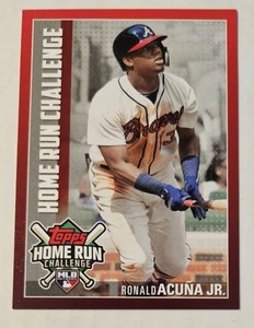 Tarjeta con código de desafío de jonrón Ronald Acuna Jr. 2019 Topps #HRC-16 Braves - Imagen 1 de 3