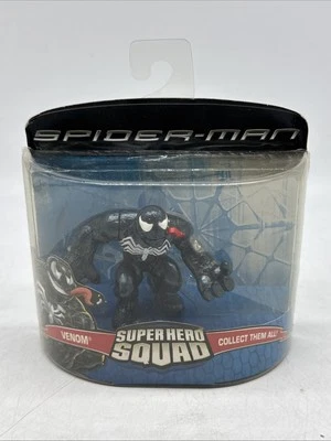 Moc MARVEL SUPER HERO SQUAD VENOM COMPLETE TONGUE SHINY BLUE METALLIC SPIDERMAN  - Image 1 of 4