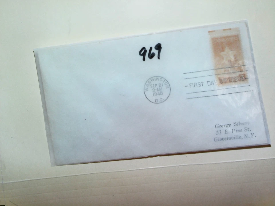 U. S. FDC - 969 - Gold Star Mothers - sin prestigio - peinado ¡envío! Foto 1 de 1