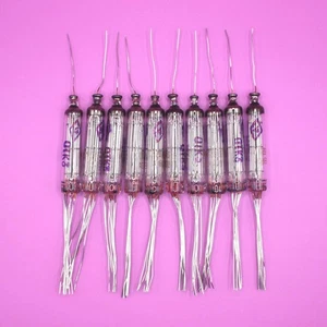 10x New 1J29B-V 1Ж29Б-В Miniature HF Pentode Tubes With Flexible Leads NOS OTK - Picture 1 of 7