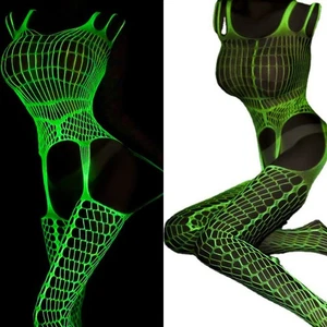 Sex Erotic Courtesy Lingerie Through Women Netwear Netwear Sexy Luminous - Picture 1 of 4