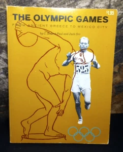 The Olympic Games from Ancient Greece to Mexico by C. Robert Paul, 1968 Signed - Picture 1 of 15