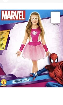 Rosa Araña-Niña Elegante Vestido Niño Disfraz de 8-10 **Nuevo**  Foto 1 de 3