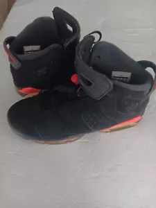 Size 5.5 y - Jordan 6 Retro Mid Infrared 2019 384665-060 Pre-owned Ships Fast - Picture 1 of 5