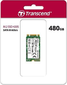 NEU Transcend 480GB SATA III 6Gb/s M.2 SSD 420S TS480GMTS420S OVP