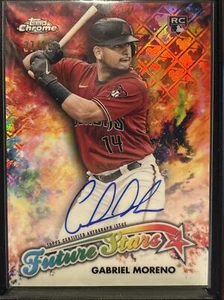 2023 Topps Logofractor Gabriel Moreno Future Stars RC Auto /99 Rookie  - Picture 1 of 4