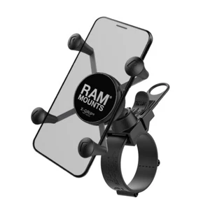 RAM X-Grip Phone Mount with RAM EZ-Strap Rail Mount - Picture 1 of 7