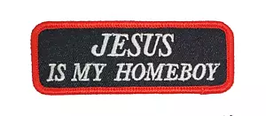 JESUS IST MEIN HOMEBOY AUFNÄHER - Bild 1 von 1