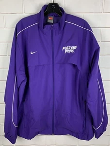Neu mit Etikett Nike Team Portland Pilotenjacke lila Größe L Large durchgehender Reißverschluss 2006 neu - Bild 1 von 8