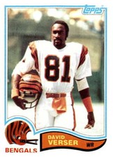 1982 Topps  David Verser  RC 53