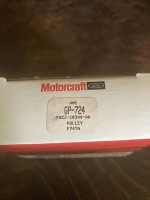 NOS Alternator Pulley Motorcraft GP-724 Ford F6CZ-10344-AA - Image 1 of 4