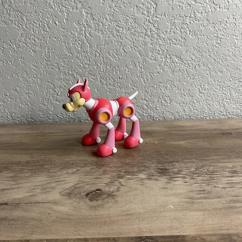 2005  CAPCOM Bandai Mega Man Rush Action Figure Toy  dog Cover