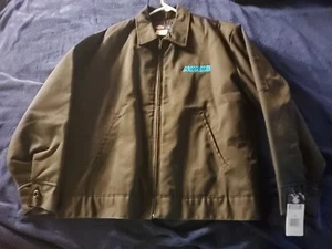 Vintage Josh Groban Awake World Tour 2019 Full Zip Dickies Jacket Large L Black - Picture 1 of 7