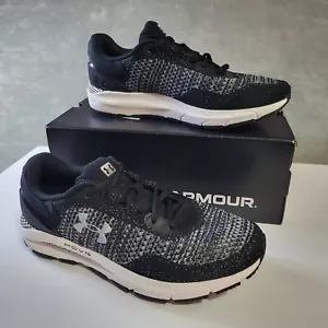 Under Armour UA W HOVR Intake 6 Running Shoes Blue Women Sz 11 NWB Black Gray - Picture 1 of 7