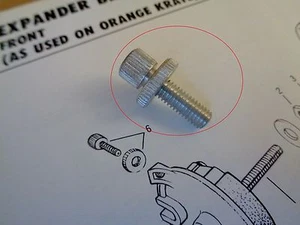 Ajustador de freno de tambor Schwinn Atom bicicleta Krate-Manta Ray/freno trasero de disco Krate - Imagen 1 de 5