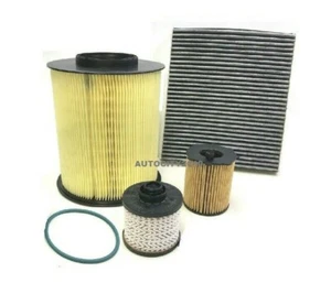 PER FORD GRAND C-MAX 1.5TDCI 2015-2019 KIT 4PZ TAGLIANDO OLIO ARIA CARBURANTE FILTRO ABITACOLO - Foto 1 di 1