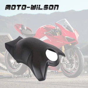 For Ducati Panigale V4 V4S V4R Carbon Fiber Tank Cover Fairing Protector Matte - Picture 1 of 12