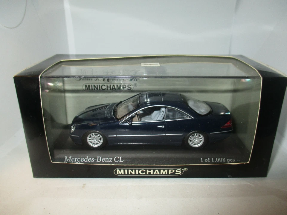 MERCEDES-BENZ CL 1999 BLU MINICHAMPS 430 038027 SCALA 1/43 - Immagine 1 di 1