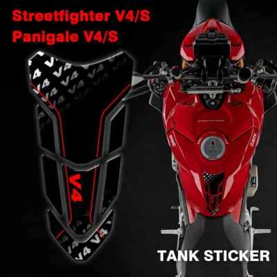 FUEL TANK PAD For DUCATI Streetfighter V4 Panigale V4 V4S Protector fuel sticker - Image 1 of 4