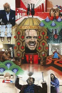 STEPHEN KING THE SHINING MOVIE POSTER PAUL STONE ART MONTAGE OF SCENES 24X36 NEU - Bild 1 von 1