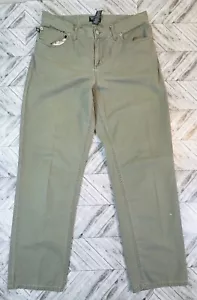 Ralph Lauren Polo Jeans Company Jean Women's Size-12- Jeans Olive Green Classic - Picture 1 of 10