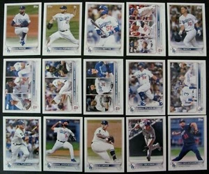 2022 Topps 1 y 2 Los Angeles Dodgers Team Set Urias Kershaw Betts Muncy 26 - Imagen 1 de 2
