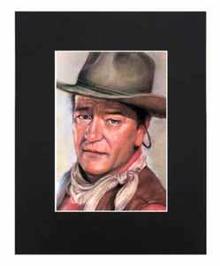 John Wayne 8x10 matted Art Print Poster Decor picture Gift Photograph Display - Picture 1 of 5