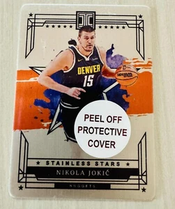 Nikola Jokic 2022-23 Panini Impeccable Stainless Stars Orange Metal Card /25 - Imagen 1 de 2