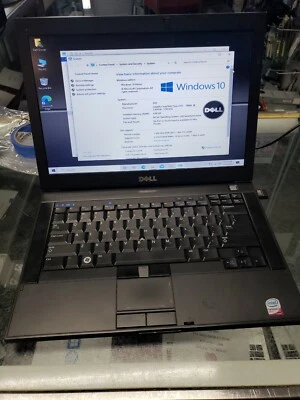 Dell Lat E6400 Laptop 14" Intel Core2Duo 2.94GHz 4GB RAM  120GB Win 10 FREE SHIP - Image 1 of 4