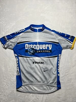 Nike Discovery Channel Short Sleeve Cycling Jersey 2005 MADE IN ITALY XL - Image 1 of 4