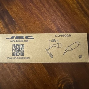 (1) New JBC soldering iron head Tip Cartridge C245-029 C245029 for T245 handle - Picture 1 of 4