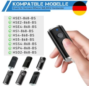 Garagentor Handsender für Hormann HSE2/HSE4-868-BS, HS1/HS4/HS5-868-BS 868MHz - Bild 1 von 3
