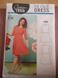 Baumwolle & Kreide 'The Chloe Kleid' UK Größen 6 - 30, neu - Bild 1 von 2