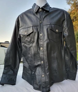 Victory Motorcycle Women's Leather Shirt/Jacket - Picture 1 of 12