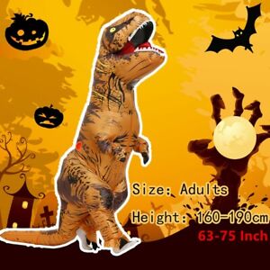 T-Rex Inflatable Costume Party Cosplay Halloween Blow Up Outfits For Adult