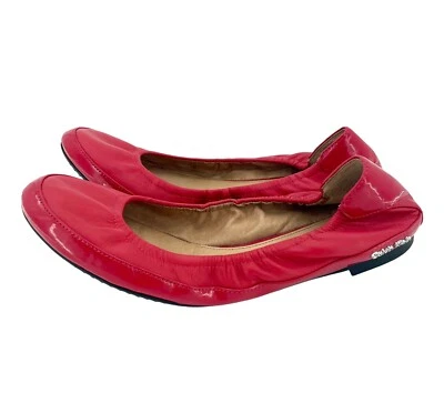 Calvin Klein Anabelle Red Leather Slip-on Ballet Flats Shoes SZ 7 New SH22 - Image 1 of 4