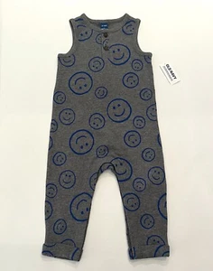Old Navy Baby Boy Outfit 12-18 Months Romper Cute - Picture 1 of 3